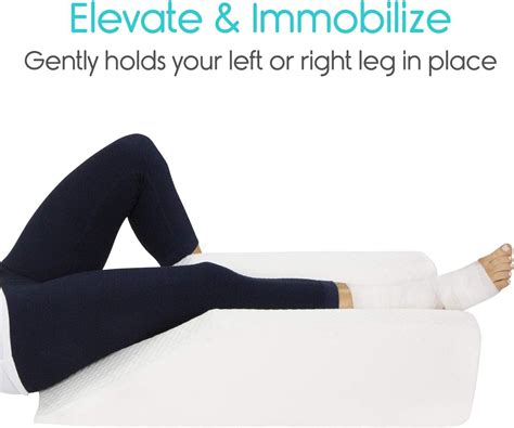 Xtra Comfort Leg Elevation Pillow Swelling And Recovery Support Firm