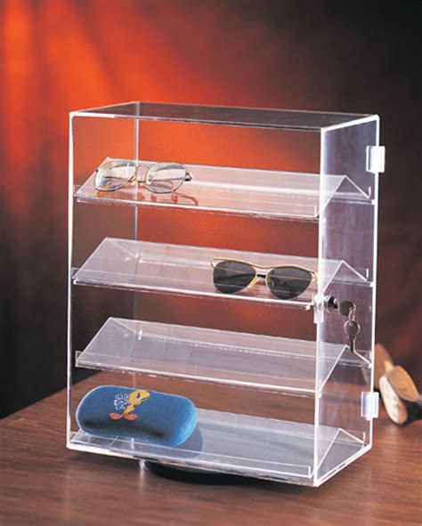 4 Removable Slanted Shelf Acrylic Case 888 Display Usa Inc