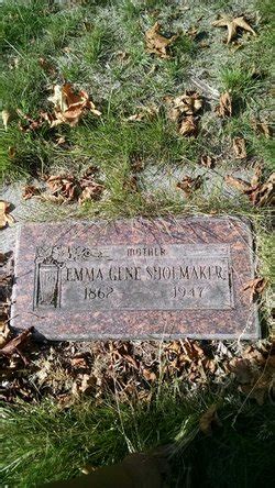 Emma Gene Sigourney Shoemaker 1862 1947 Memorial Find A Grave