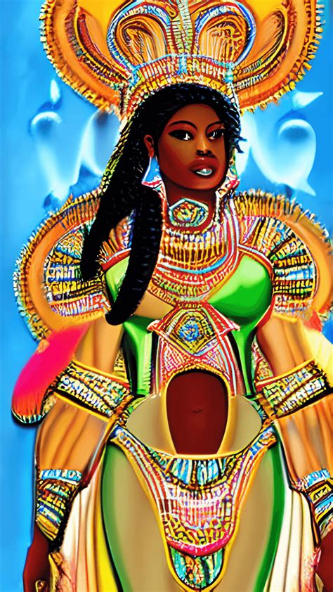 Goddess Oshun Digital Graphic · Creative Fabrica