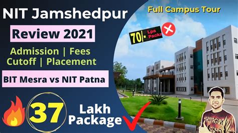 All About Nit Jamshedpur Placement Campus Tour Cut Off