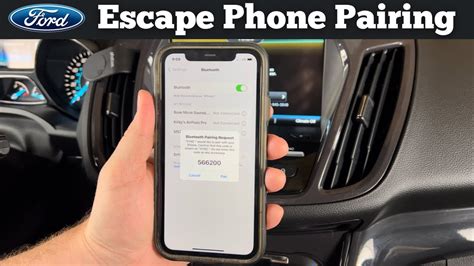 How To Pair Phone With Ford Escape Bluetooth Sync Iphone