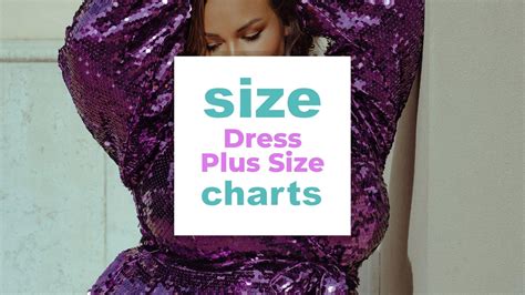 Dress Plus Size Chart and Fitting Guide for Curvy Women