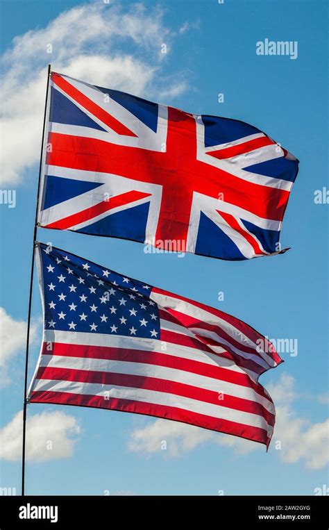 British And American Flag High Resolution Stock Photography and Images ...