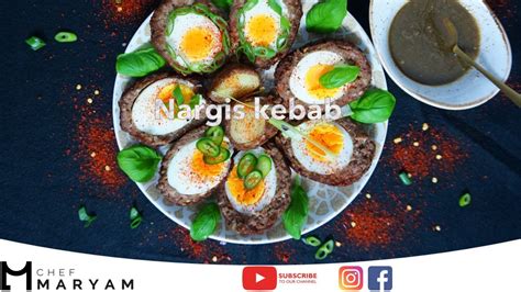 Nargis Kebab Recipe Afghan Nargisi Kofta Egg Recipe Youtube