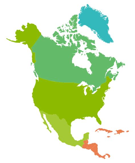 Central America Map With Flags Free Transparent Clipart Clipartkey Images