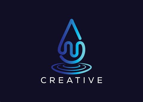 Water Drop Logo Design Vector Template 37127633 Vector Art At Vecteezy