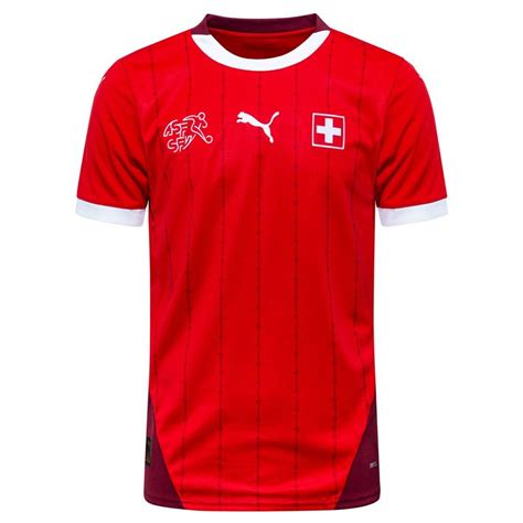 Zwitserland Thuis Shirt Goedkope Voetbalshirts Voetbalpakje