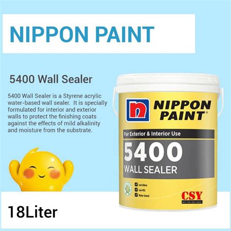 Nippon Paint Wall Sealer Liter Shopee Malaysia