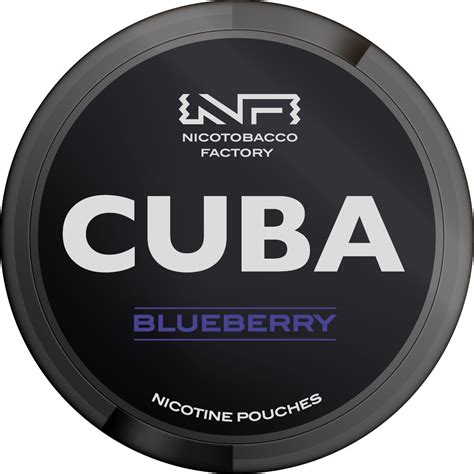 Cuba Black Line Blueberry Medium 50mg Nicotine Pouches The Pod