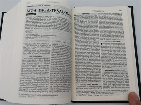 Tagalog Catholic Bible Black Hardcover Magandang Balita Biblia