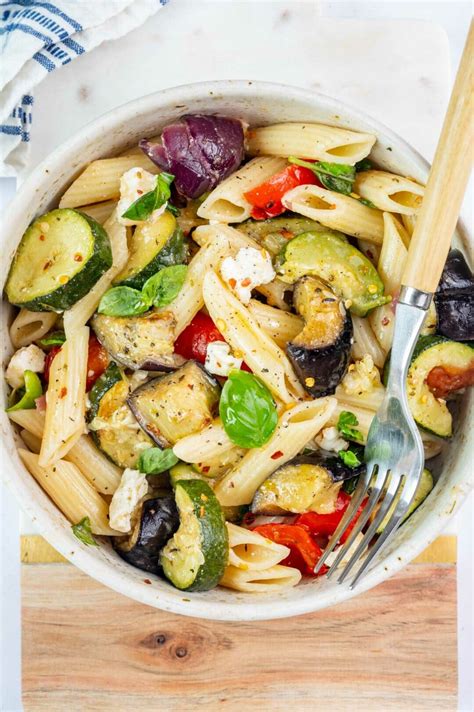 Roasted Vegetable Pasta Everyday Delicious