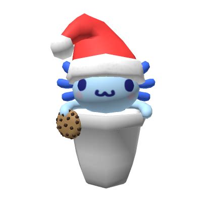 Santa Hat Axolotl In A Cup Blue S Code Price Rblxtrade