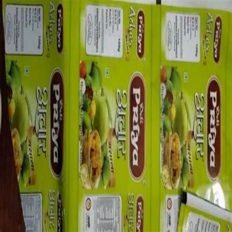 Heat Seal Rotogravure Plastic Printed Laminated Pickle Packaging