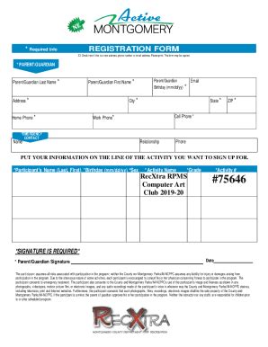 Fillable Online Parent Guardian Information Form King S College Fax