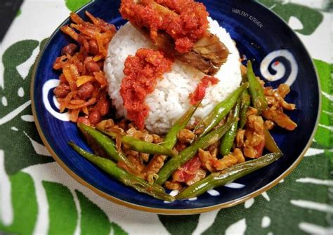 Resep Nasi Campur Tongkol Balado Oleh Hadleny Kitchen Cookpad