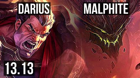 Darius Vs Malphite Top M Mastery Dominating Na