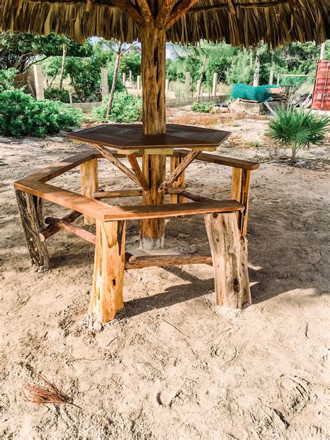 Image Palapa Pineapple Outdoor Tables Monolithic Dome Institute