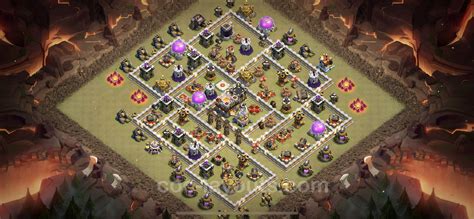 Best War Base Th11 With Link Anti 3 Stars Anti Everything Town Hall