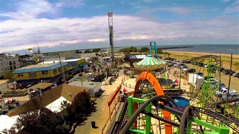 Looping Star Front Seat On Ride Hd Pov Fps Keansburg Amusement Park