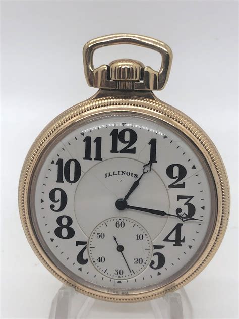 Illinois Bunn Special 21 Jewel 60 Hour Railroad Pocket Watch 4 4 Time