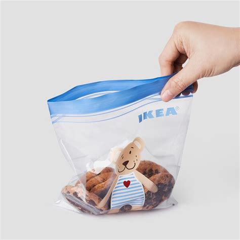 Istad Resealable Bag Bearblue 1 L Ikea Spain