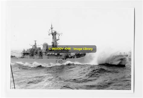 Rp4850 Royal Navy Warship Hms Sirius F40 From Rfa Blue Rover