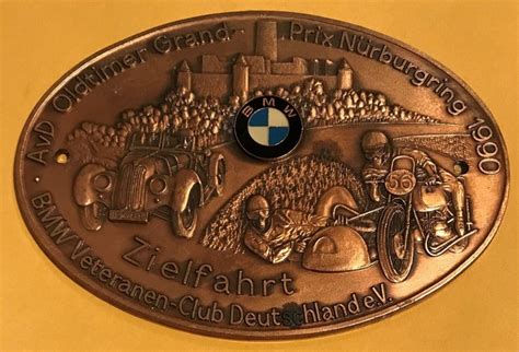 Badge Auto Car German Rally 198 1990 Avd Oldtimer Grand Prix