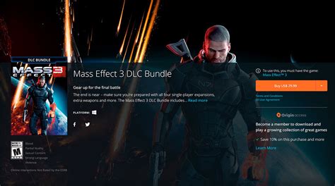 Mass Effect 2 And 3 DLC Bundles Now Available For Direct Purchase On