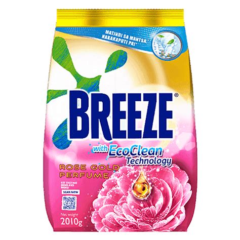 Breeze Detergent Powder Rose Gold Perfume 2010g Shop Walter Mart