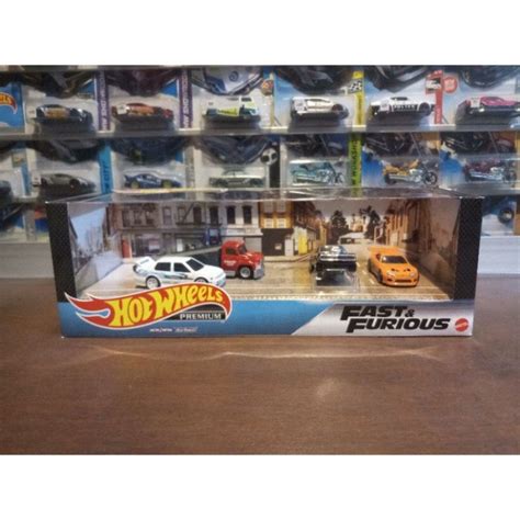 Hot Wheels Conjunto De Rodas Quentes Diorama 4 Carro Rápido Furioso