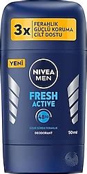 Nivea Men Fresh Active Pompal Erkek Deodorant Pump Sprey Ml