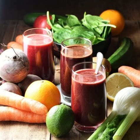 Beetroot and Carrot Juice 3 Ways - Everyday Healthy Recipes