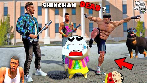 FRANKLIN PINCHAN And CHOP Left SHINCHAN In GTA 5 GTA 5 MODS Poor