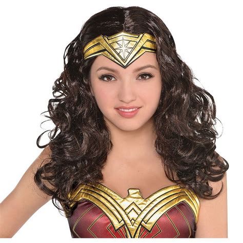 Adult Wonder Woman Wig Party City Wonder Woman Costume Diy Wonder