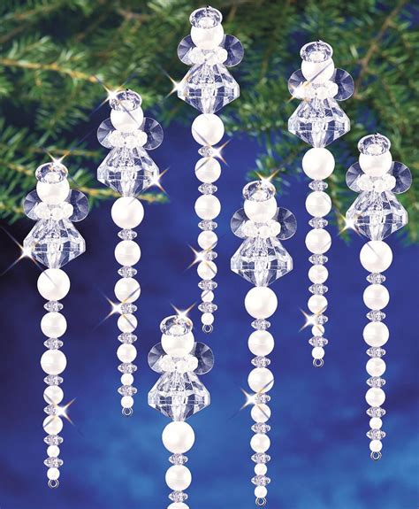 Icicle Angels Beaded Ornament Kit Mary Maxim