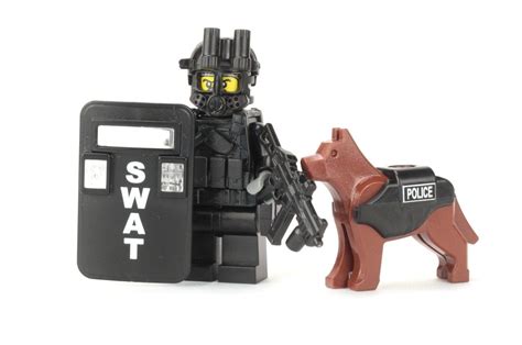 Battle Brick Police Swat Team Collectible Custom Minifigures Buy Online In Bahamas At Desertcart