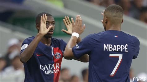 Club Mbappé Dembélé Kolo Muani le nouveau trio inséparable