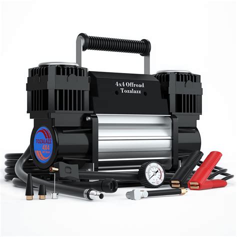 SEE NOTES Tozalazz 12v Air Compressor Portable 2X Faster