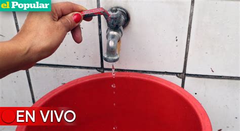 Corte De Agua Sedapal Hoy Domingo 20 De Agosto Del 2023 Estos Son Los