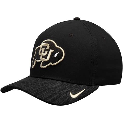 Colorado Buffaloes Nike Sideline Coaches Performance Adjustable Hat Black