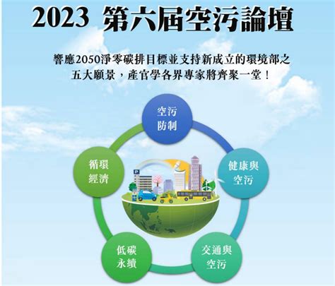 「2023第六屆空污論壇」1014台中登場 五大主題深入探討歡迎產官學研界踴躍參加 蕃新聞