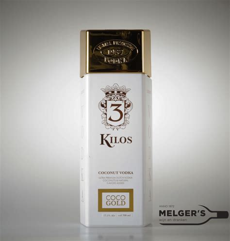 3 Kilos Coco Gold 70cl Melgers Wijn En Dranken