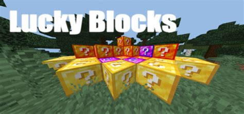 Lucky Blocks Minecraft Addon