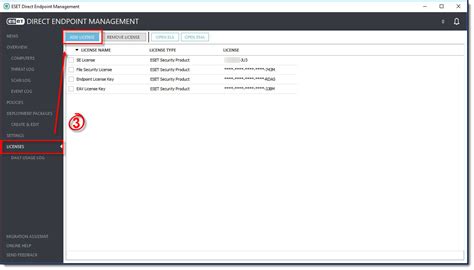 Add An Eset Endpoint License Eset Direct Endpoint Management Plugin