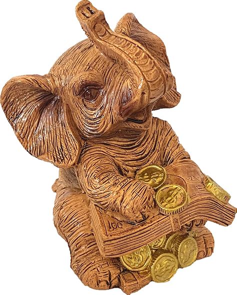 Buy Betterdecor Feng Shui Trunk Up Lucky Elephant Statue Figurine Home Office Decor For Wealth