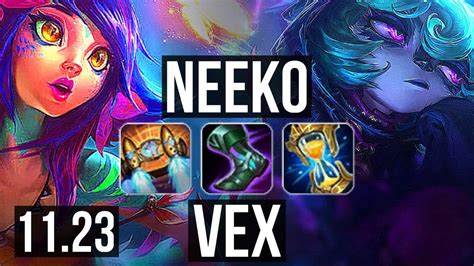 Neeko Vs Vex Mid Defeat Rank 10 Neeko Kr Master 11 23 Youtube