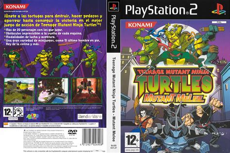 Ps2nostalgia Teenage Mutant Ninja Turtles Mutant Mele Dvd Iso Ps2