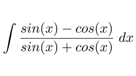 Integral Of Sin X Cos X Sin X Cos X Substitution Youtube