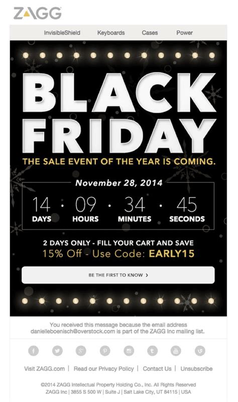 Black Friday Email Marketing Tips